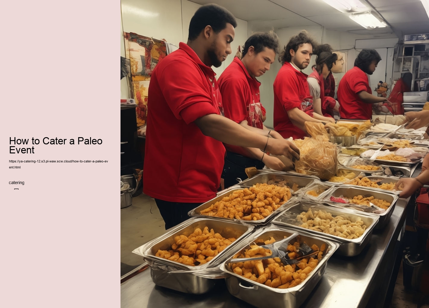 How to Cater a Paleo Event